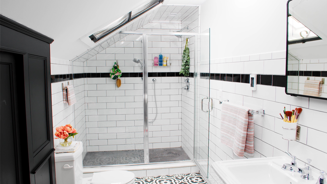 preview for Five Ways to Transform Your Bathroom Without Using Any Tools | House Beautiful + 3M