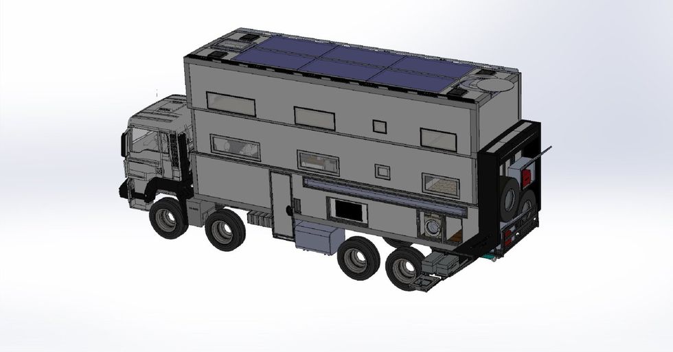 Commander 8x8 - camión camper