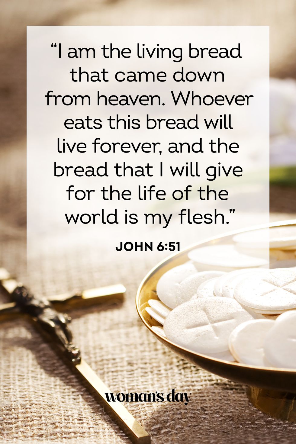 communion scripture john 6 51