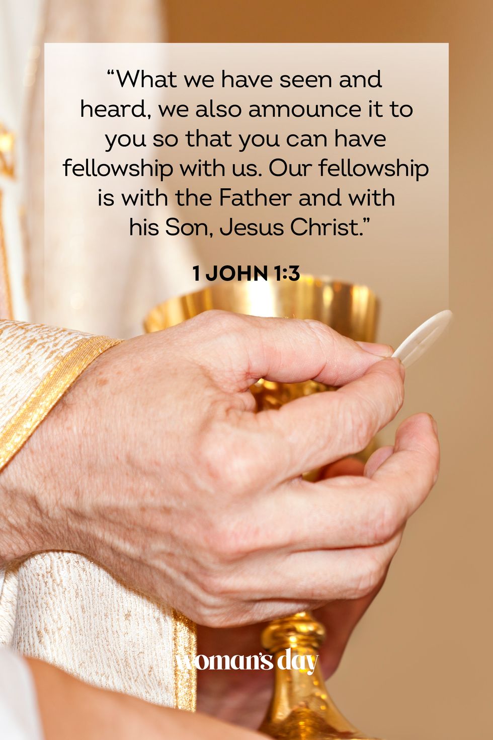 communion scripture 1 john 1 3