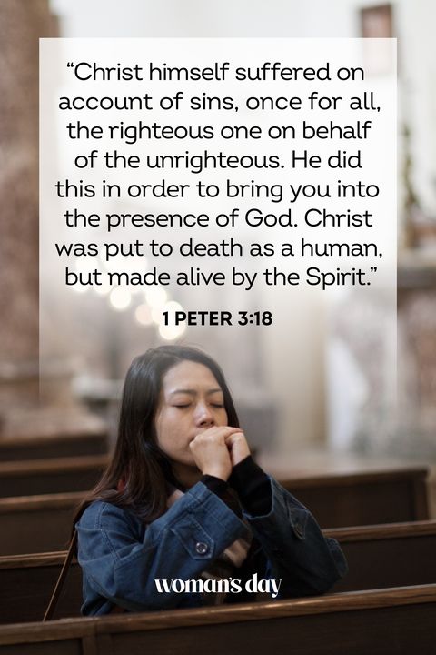 communion scripture 1 peter 3 18