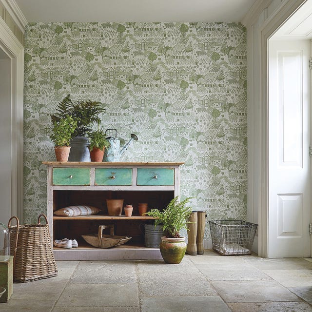 decoración estilo campero