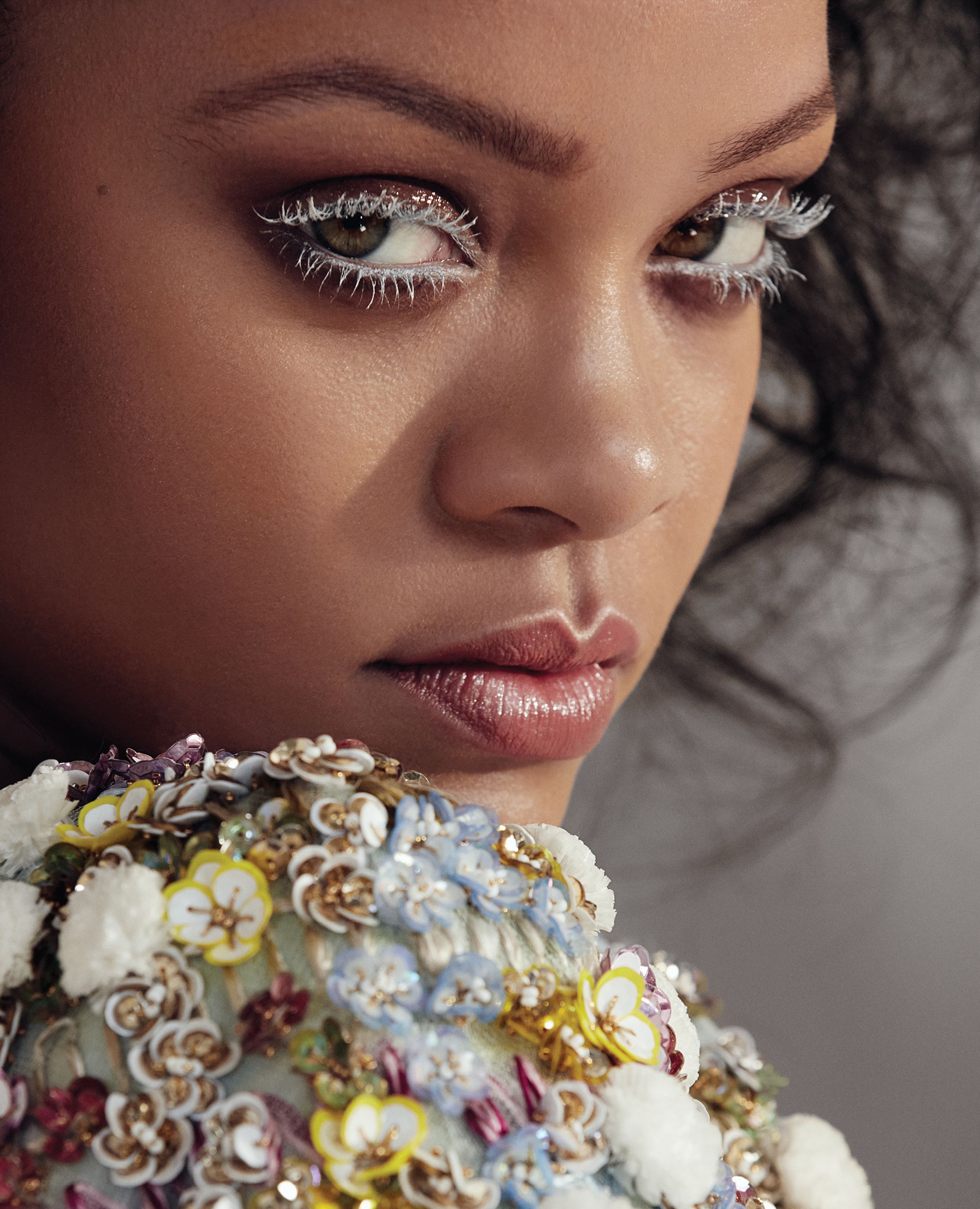 Rihanna Beauty Fashion Shoot - Rihanna Harper's Bazaar May