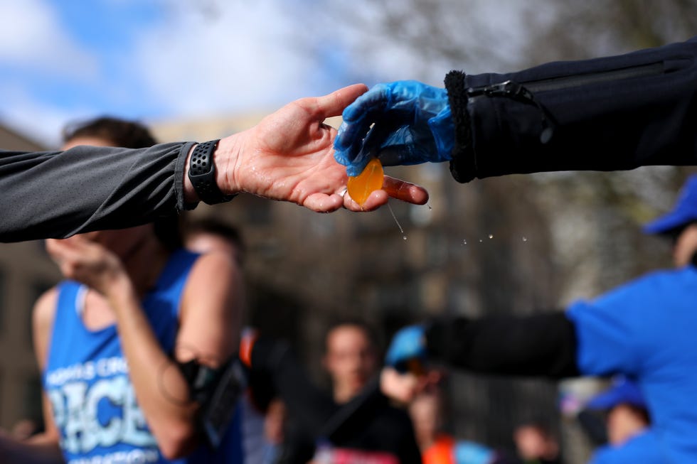 London Marathon Ooho Seaweed Capsule