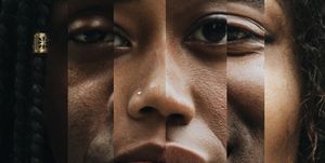 composite of portraits with varying shades of skin