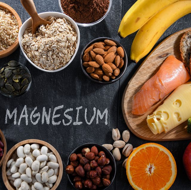 composition with food products rich in magnesium