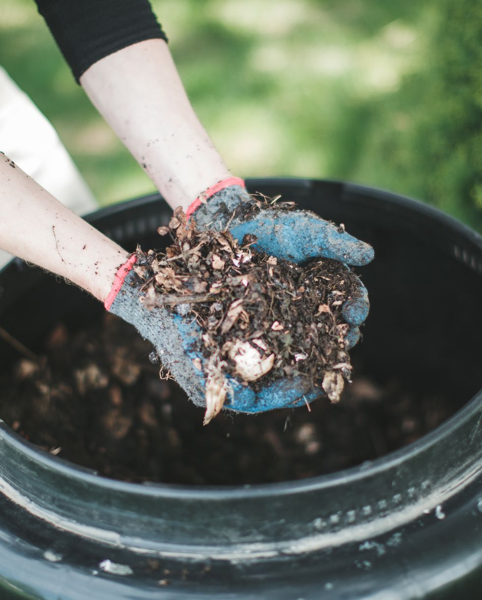 using compost