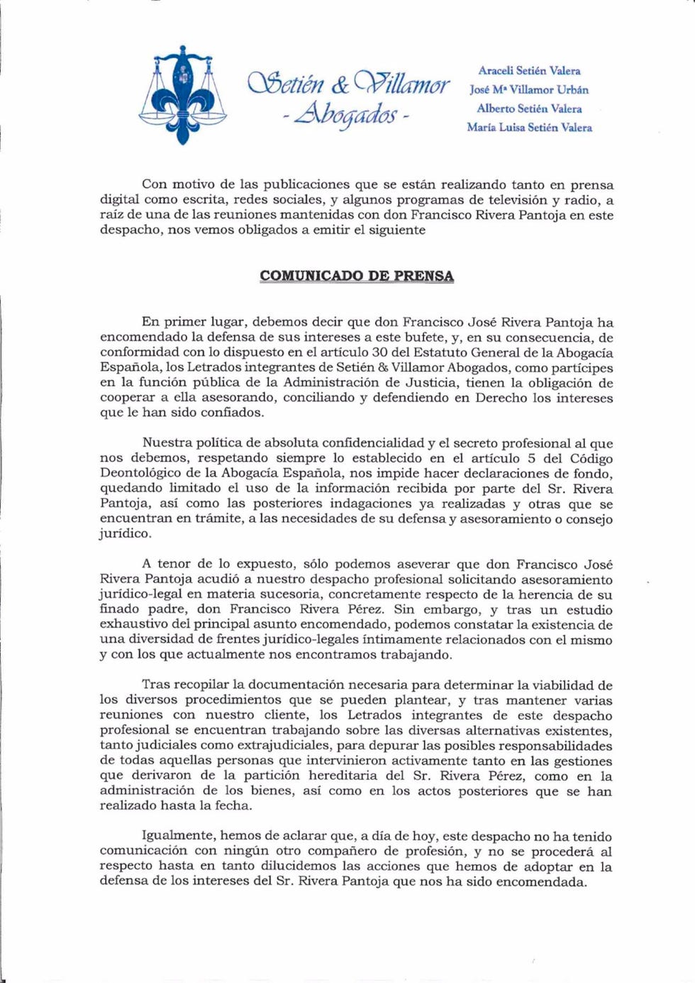 comunicado de kiko rivera