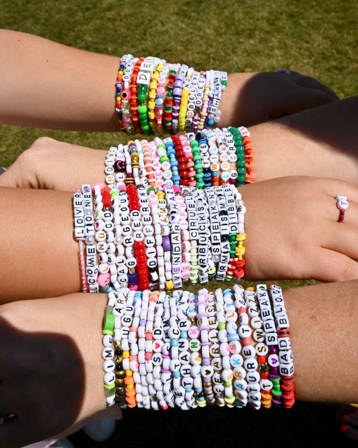 Make the Taylor Swift Eras Tour Friendship Bracelets for $10