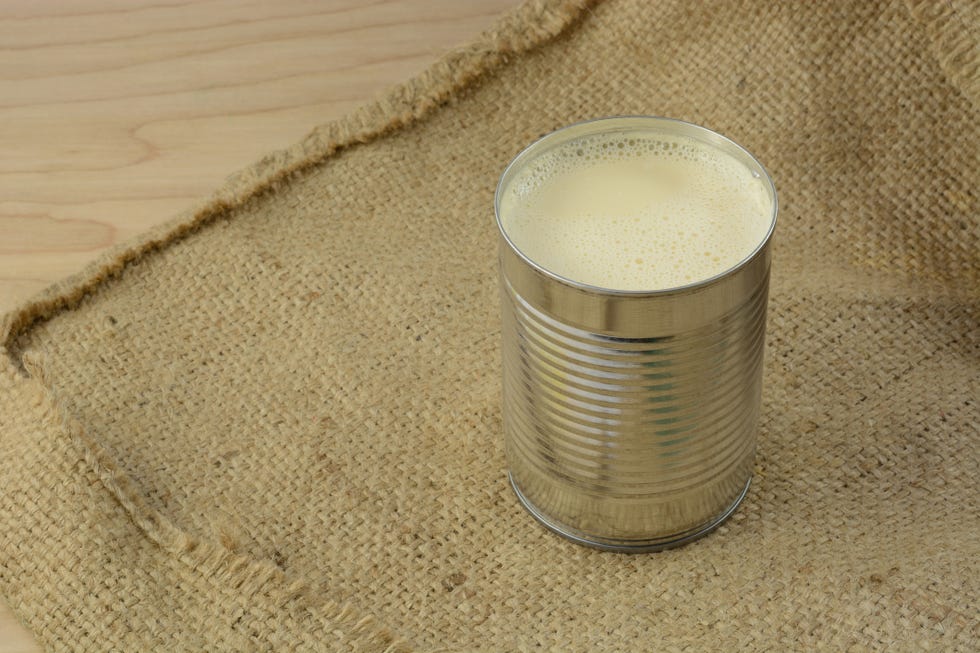 lata de leche evaporada