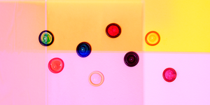 Circle, Button, Pink, Yellow, Colorfulness, Magenta, Games, 
