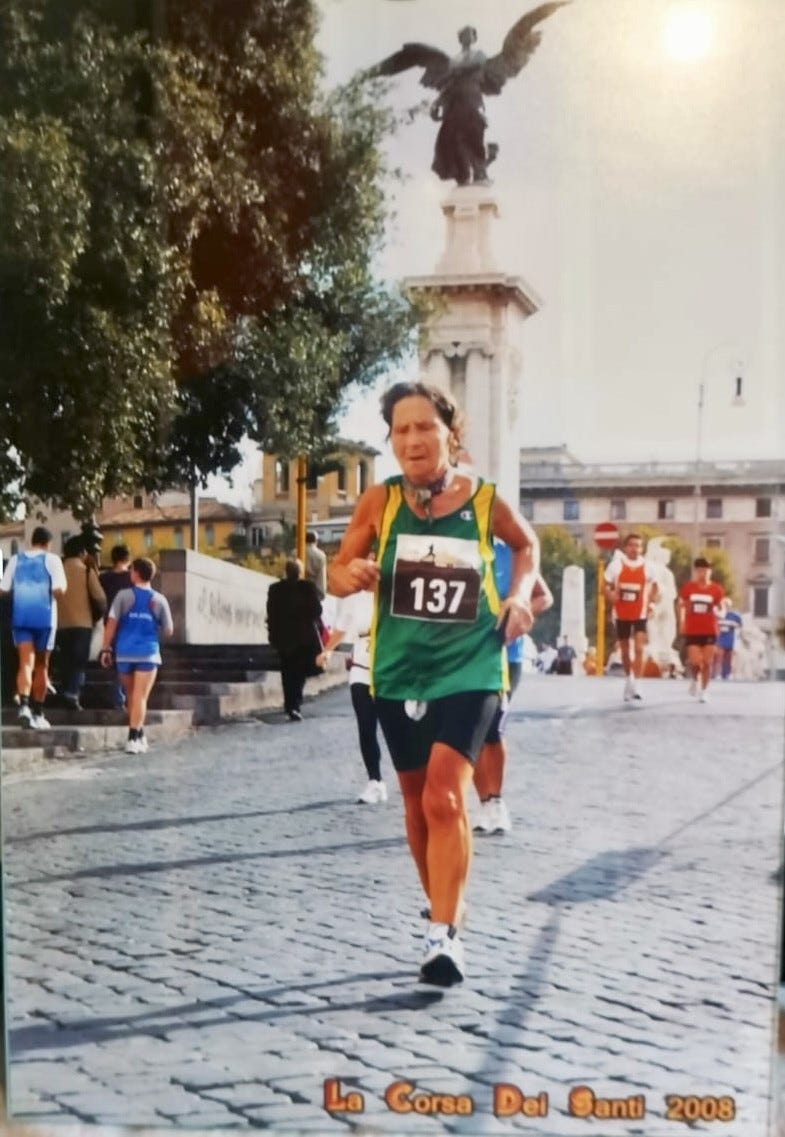 concetta agosta, il motore dei coniugi podisti