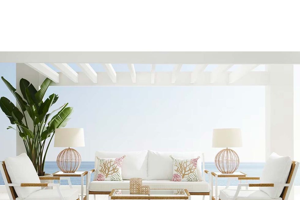 white creta garden sofa collection el corte Inglés
