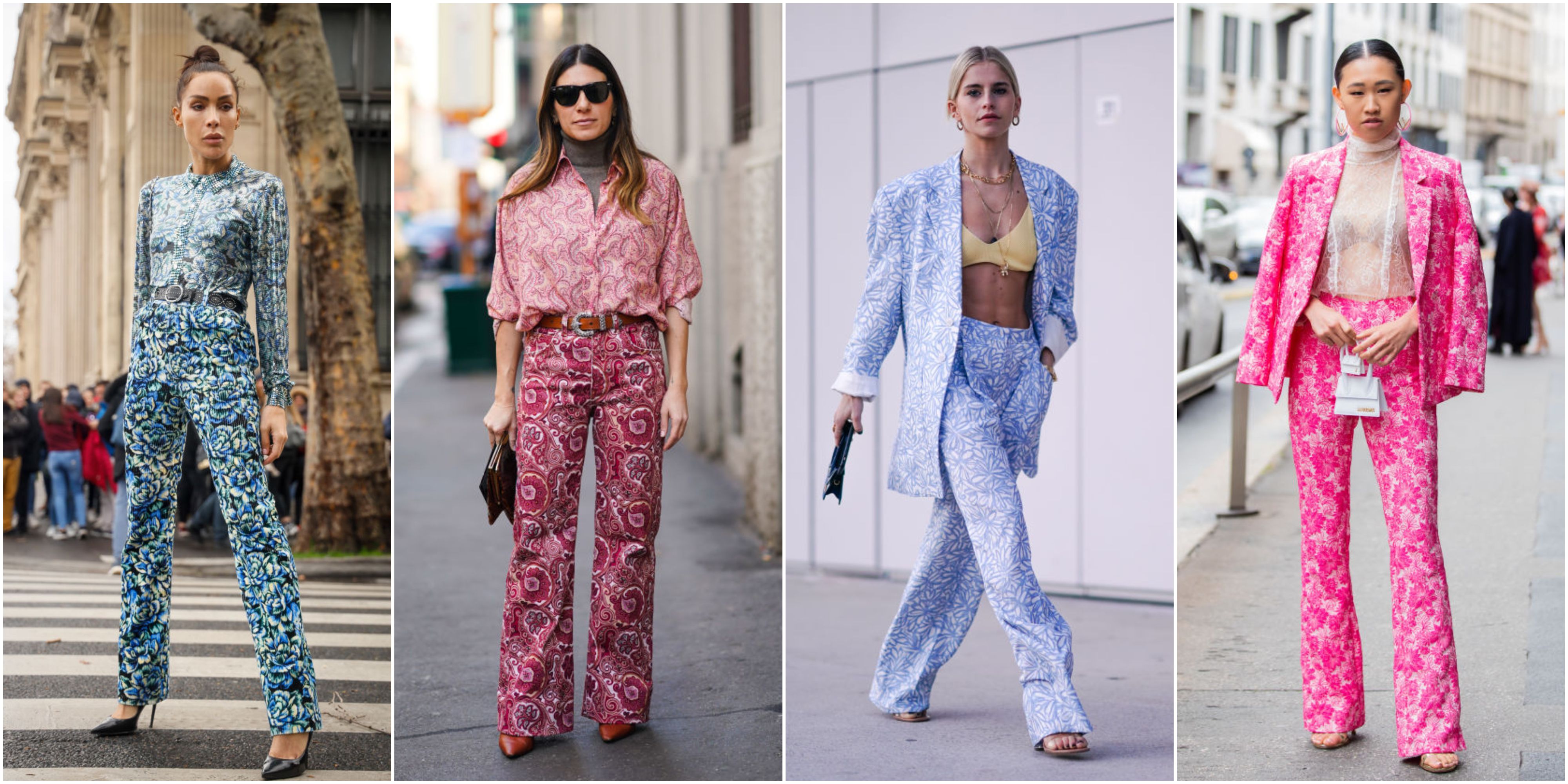 Conjunto de dos piezas con estampado de moda de verano para mujer