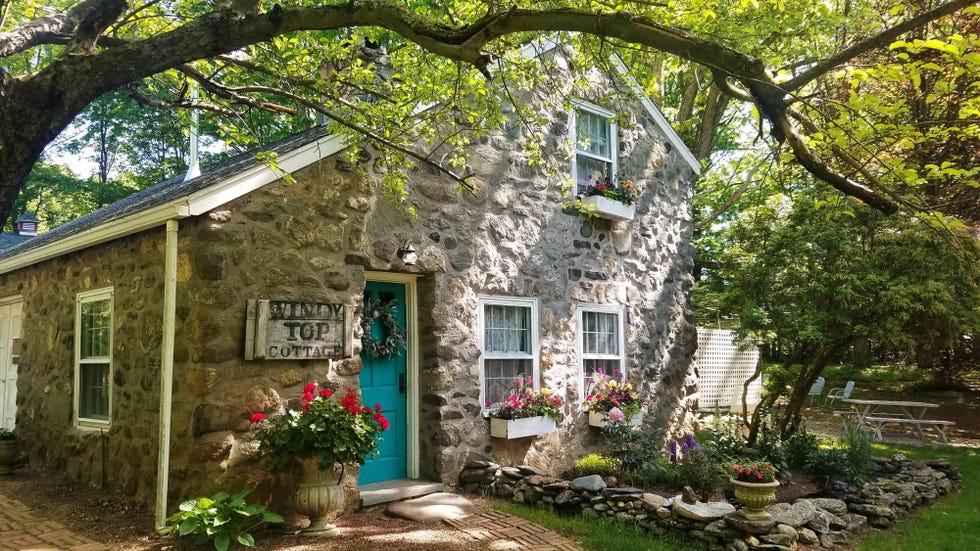 windy top cottage in connecticut, a good housekeeping pick for unique airbnb