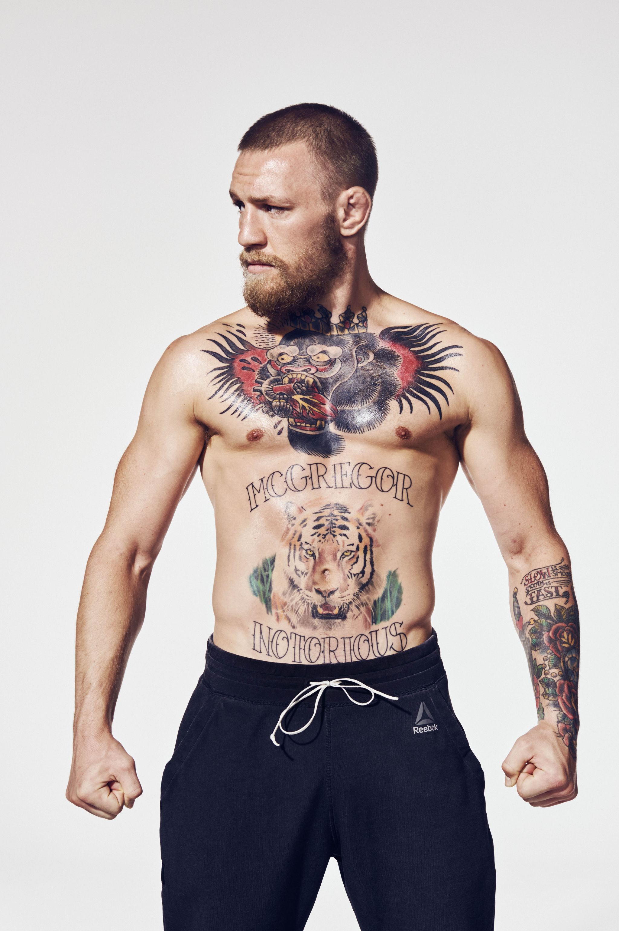 Barechested, Tattoo, Muscle, Chest, Skin, Arm, Abdomen, Stomach, Model, Shoulder, 
