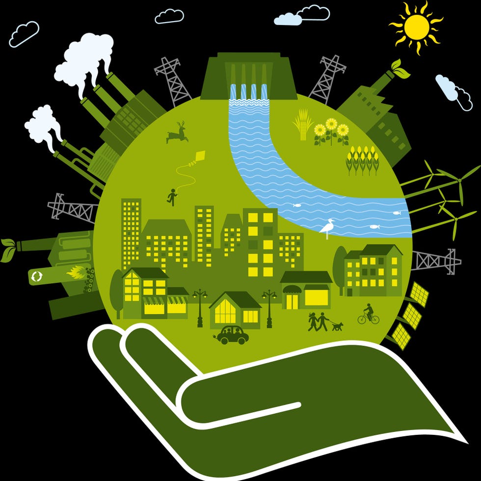 diagrama sobre negro de energias renovables