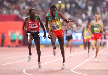 Kipruto, Girma, Carro, 3.000m obstáculos, Doha 2019