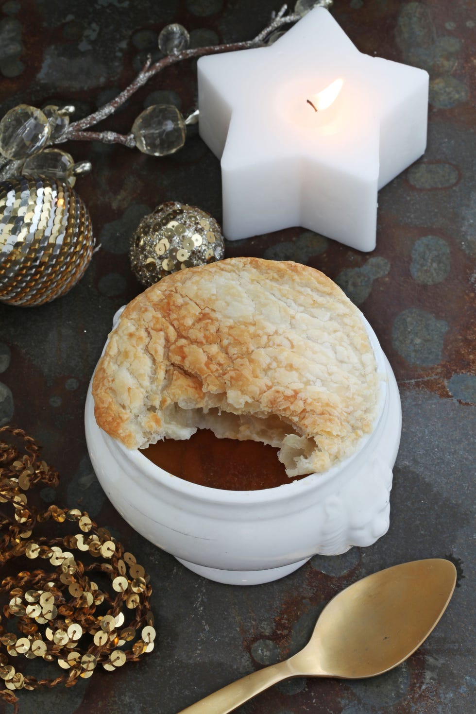 receta consomé de navidad