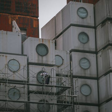 nakagin capsule tower di tokyo