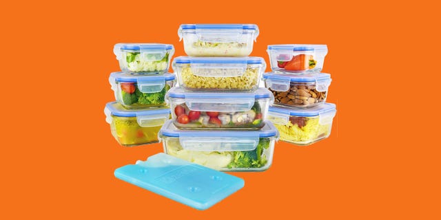 This best-selling 28-piece food storage container set is only $19.99 for  Prime Day — each piece is less than $1!