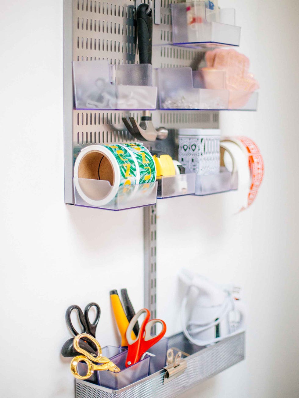 Every last utensil has a designated place.