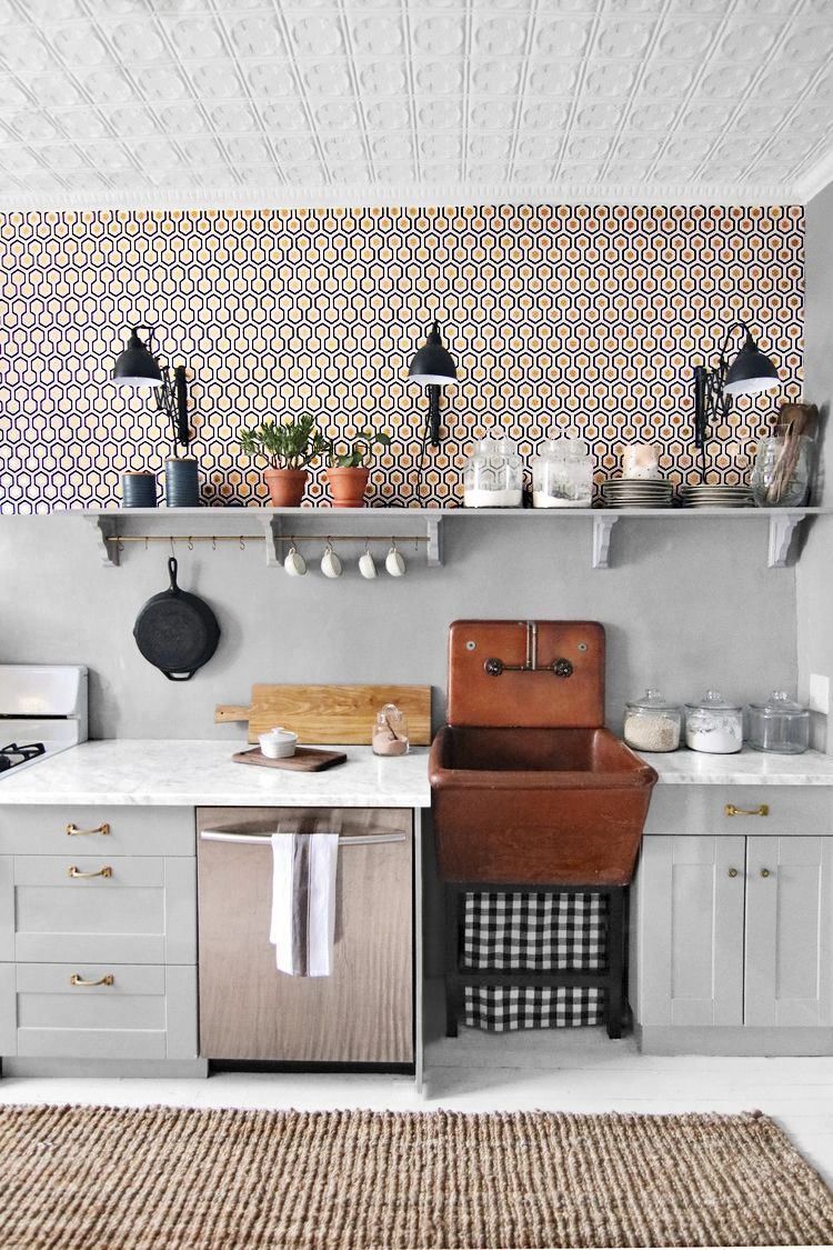8 Best Creative Kitchen Wallpaper Ideas | Bonito Designs