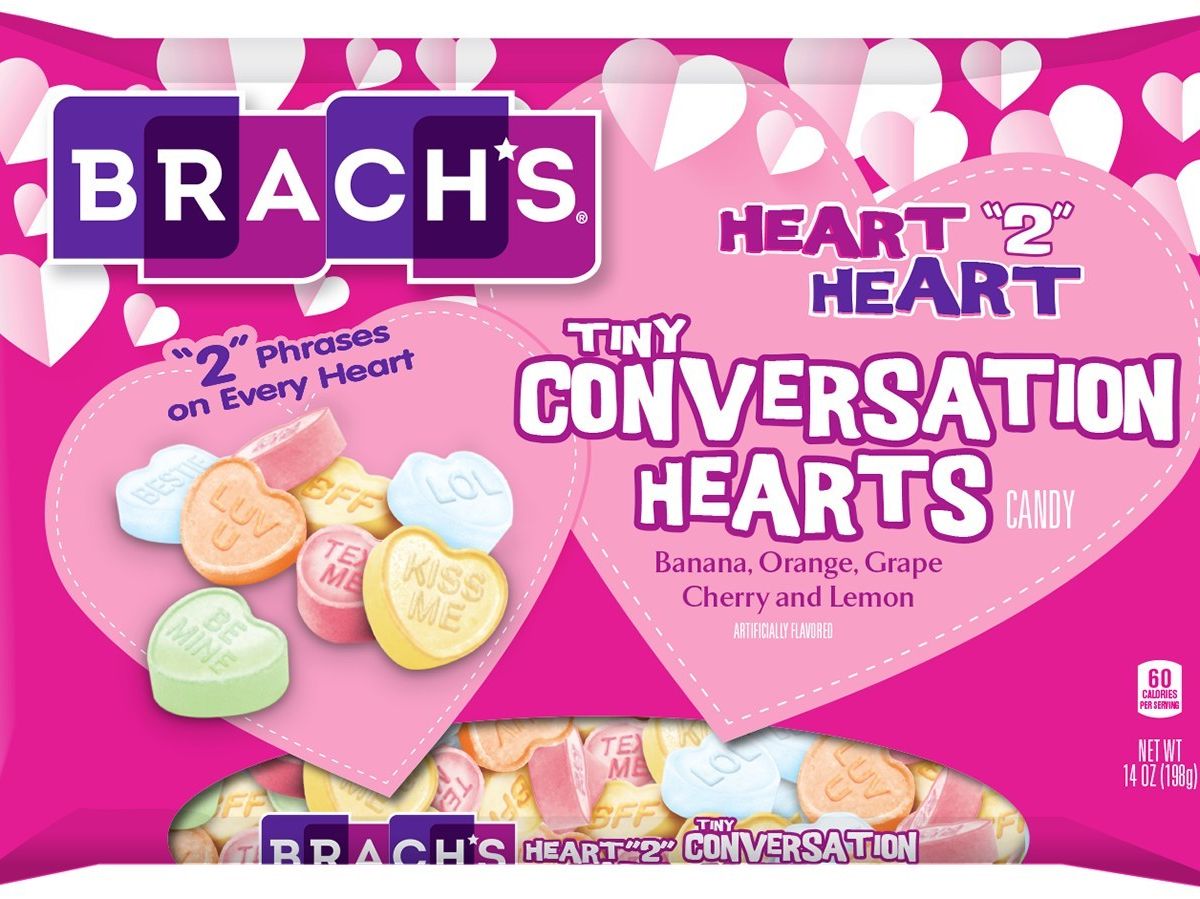 Brach's Has Conversation Hearts That Say Things Like 'YAAAS' And 'GOAT
