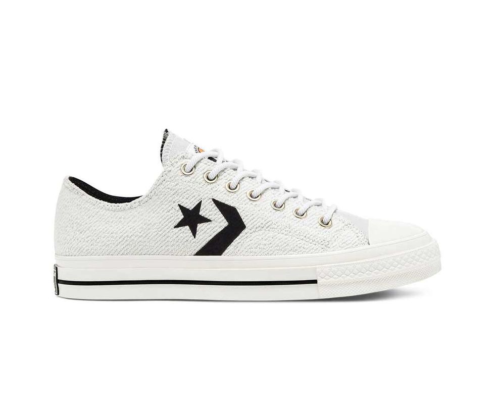 reverse terry star player low top
