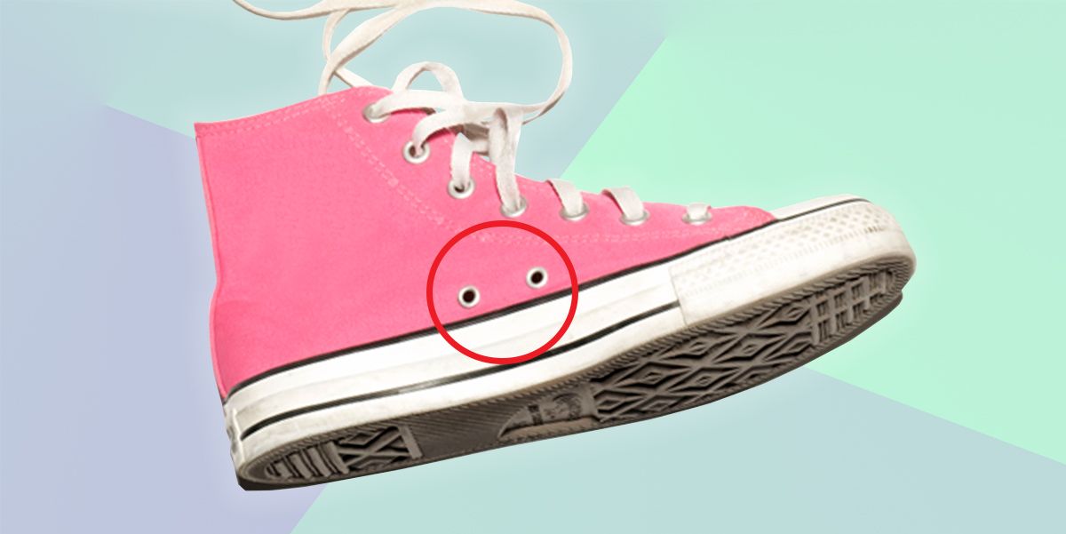 Descuidado Celo desvanecerse THIS is why Converse shoes have holes in the side