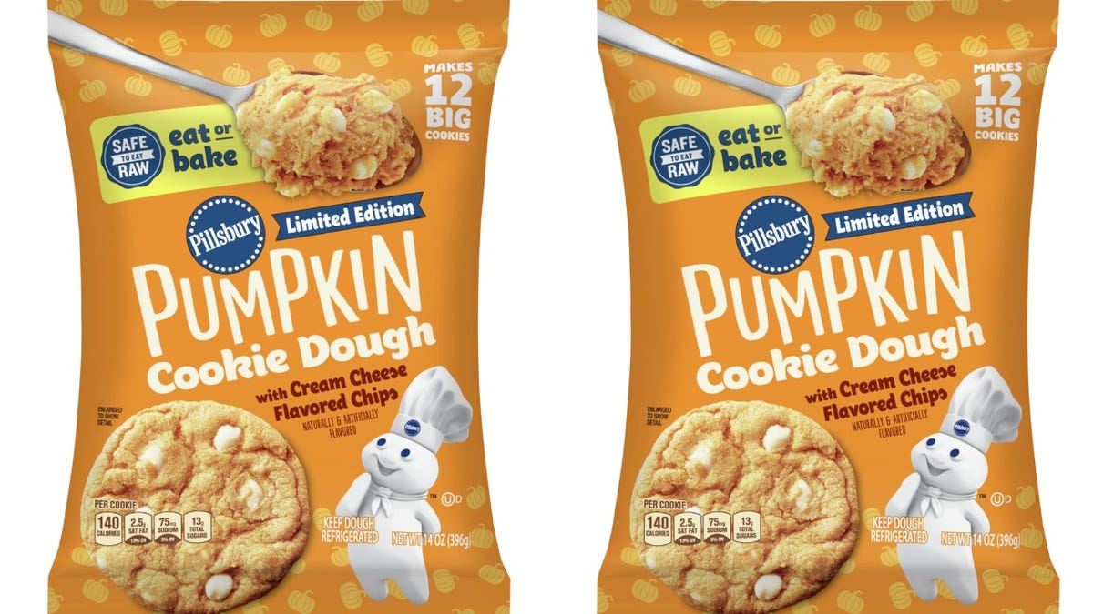 Pillsbury Just Released Pumpkin Cream Cheese Cookies