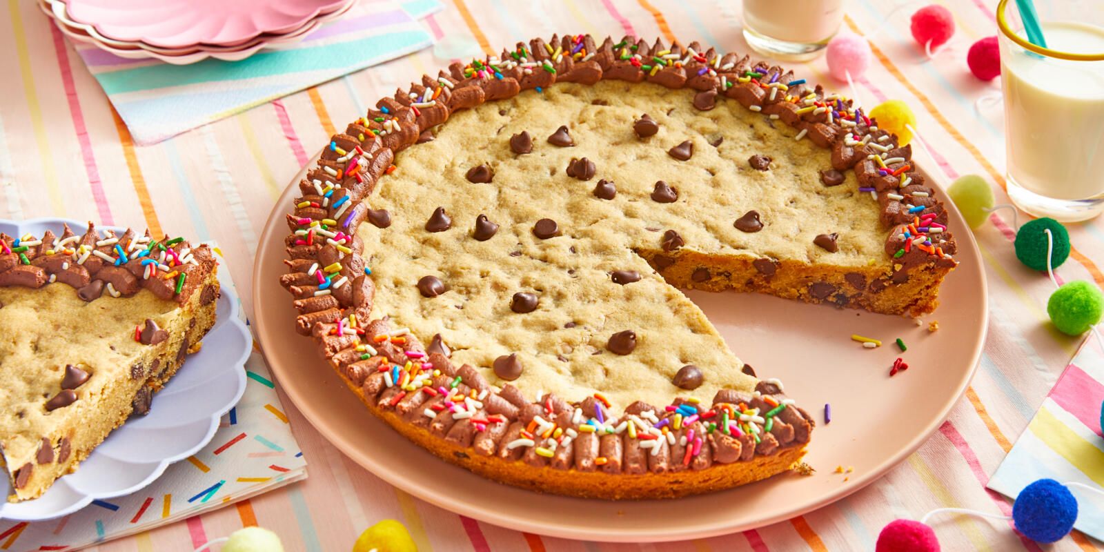 Gluten Free Cookie Cake - Flippin' Delicious