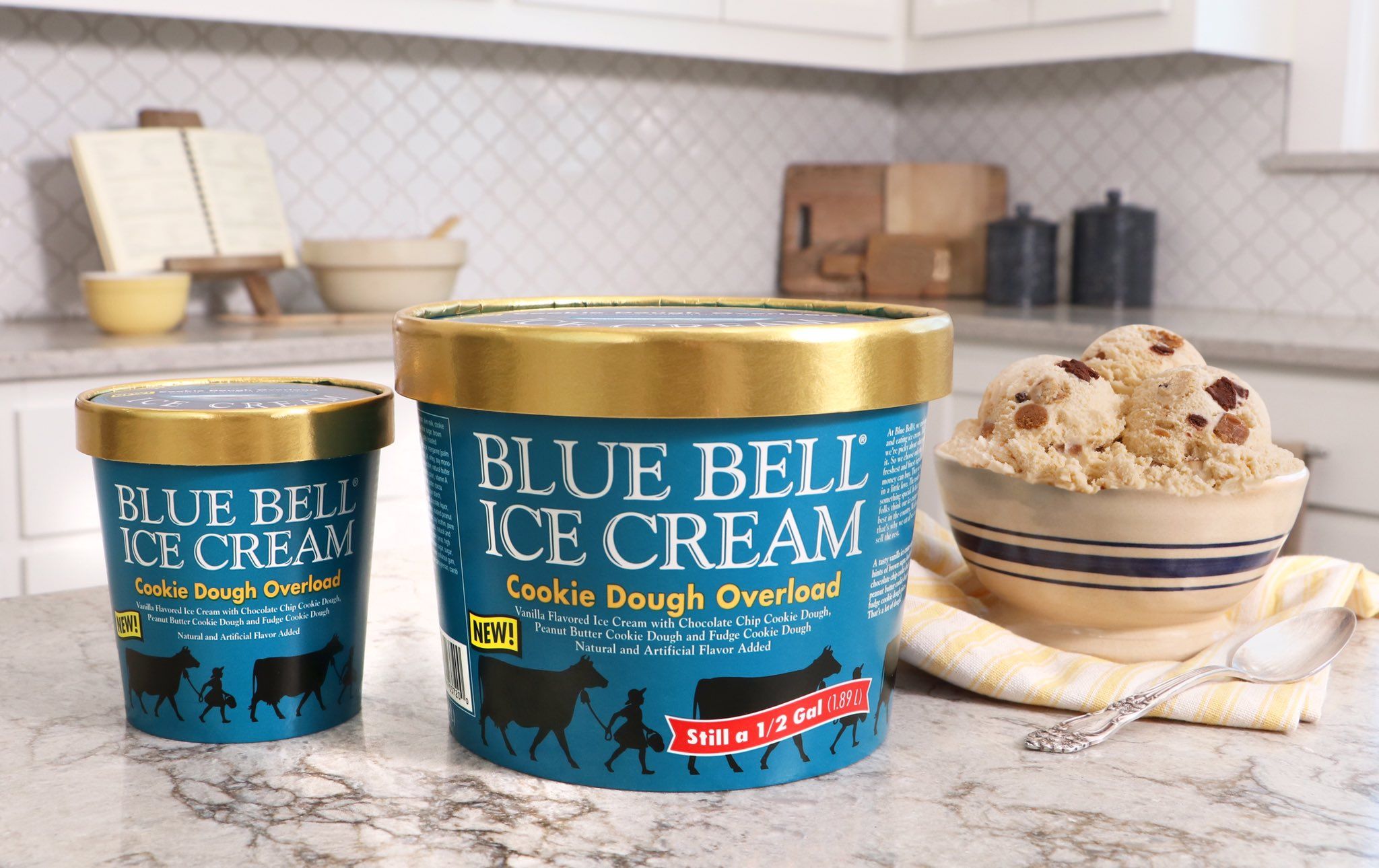 Blue Bell's New Ice Cream Is Filled With 3 Different Kinds Of