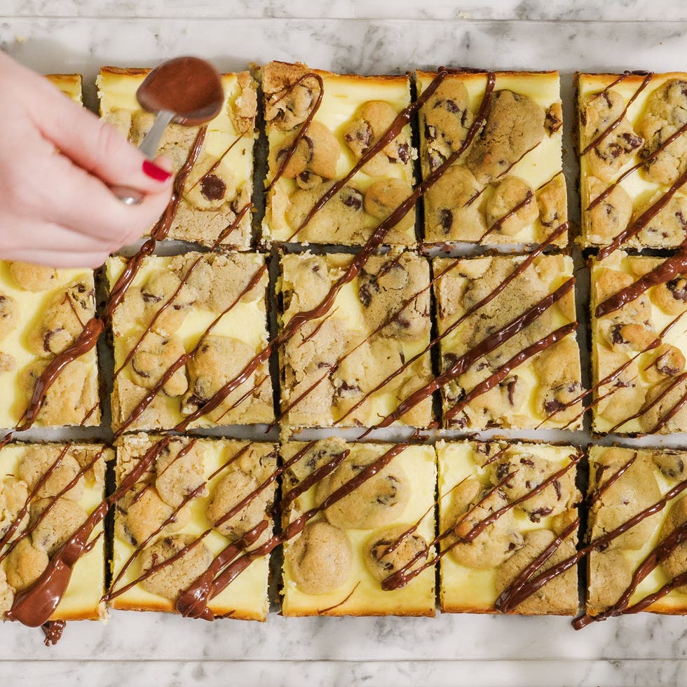 cookie dough cheesecake bars