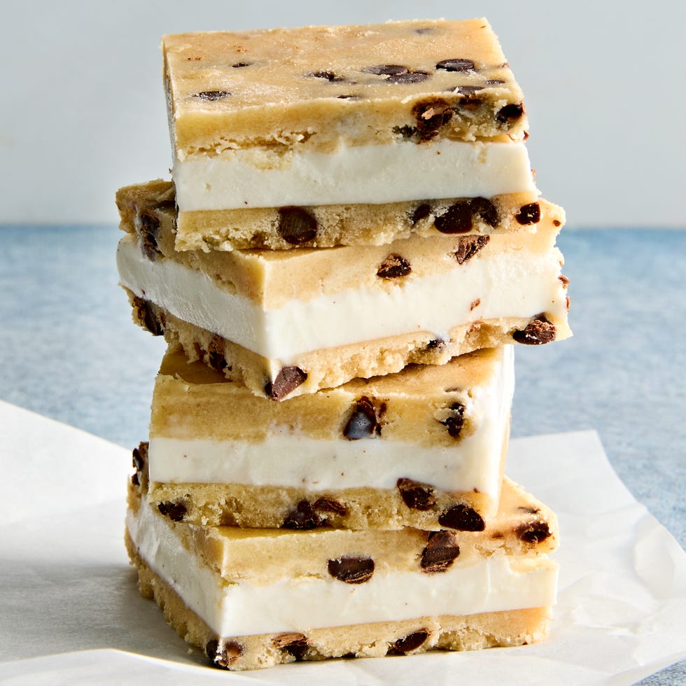 cookie dough ice cream sandwiches