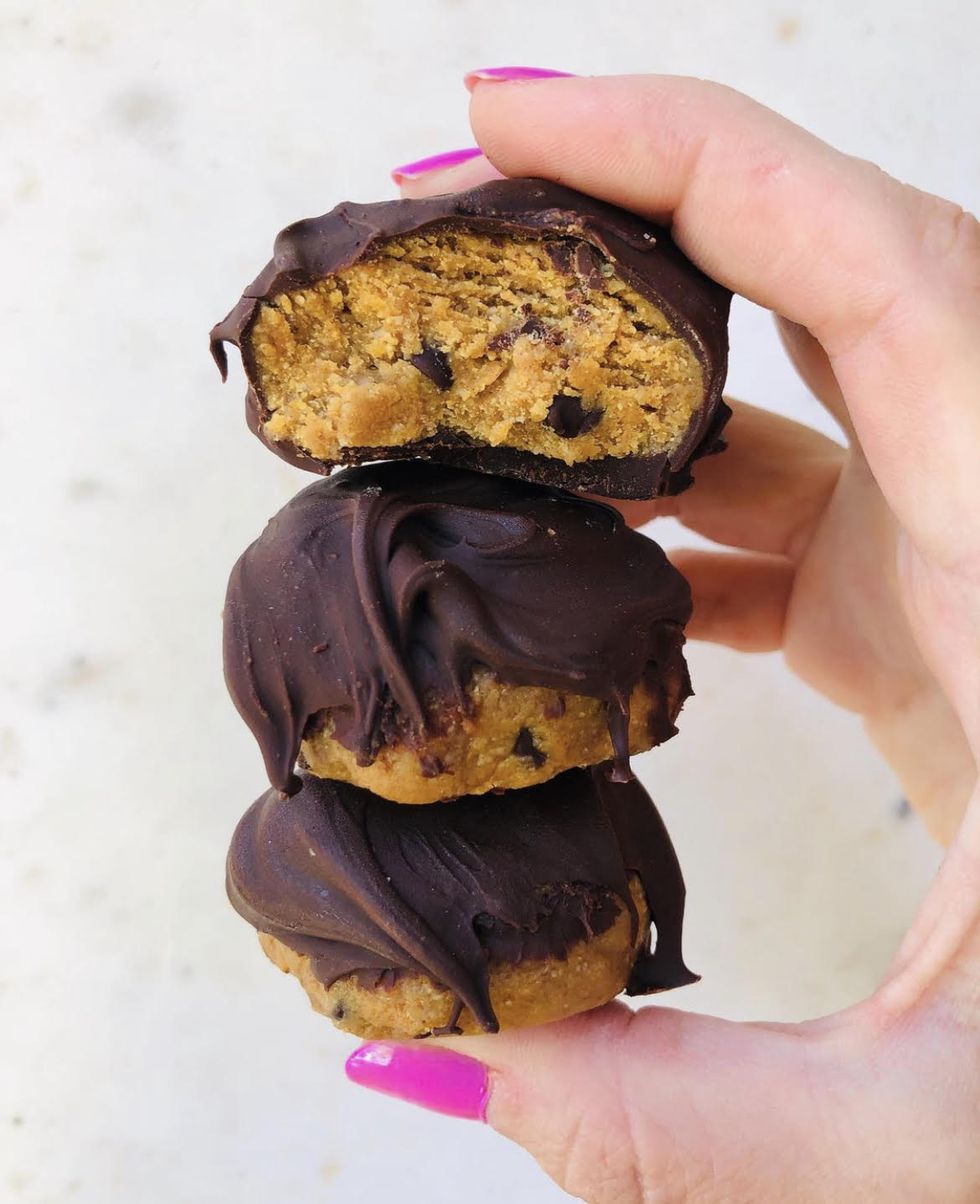cookie dough truffle balls