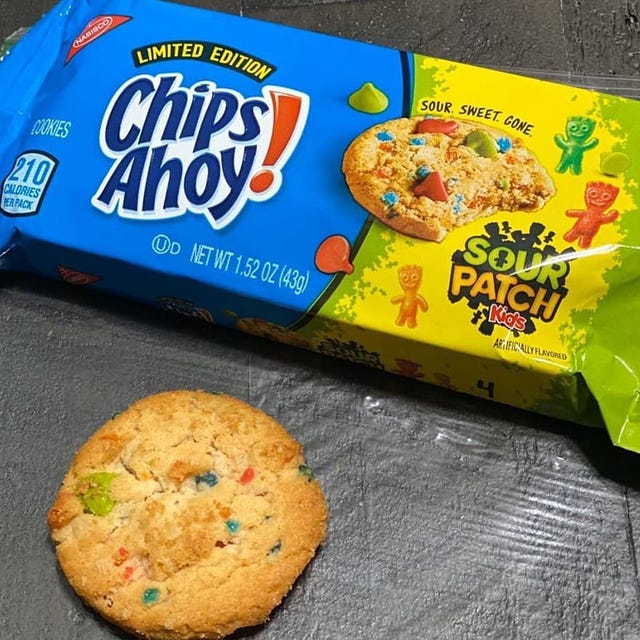 chips ahoy sour patch kids cookies