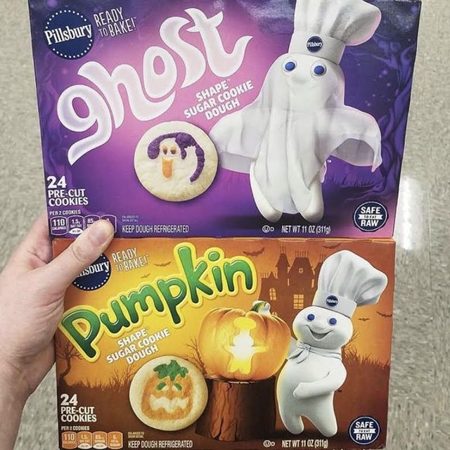 Ghost And Pumpkin Cookies