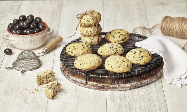 cookies de aceitunas negras