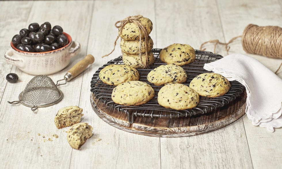 cookies de aceitunas negras
