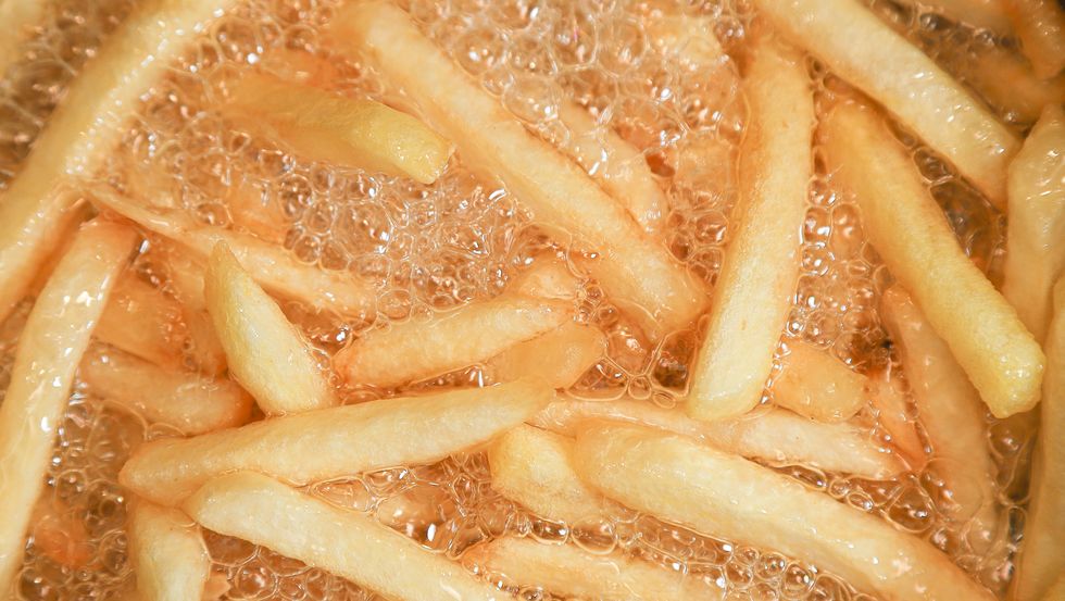 patatine fritte nell'olio