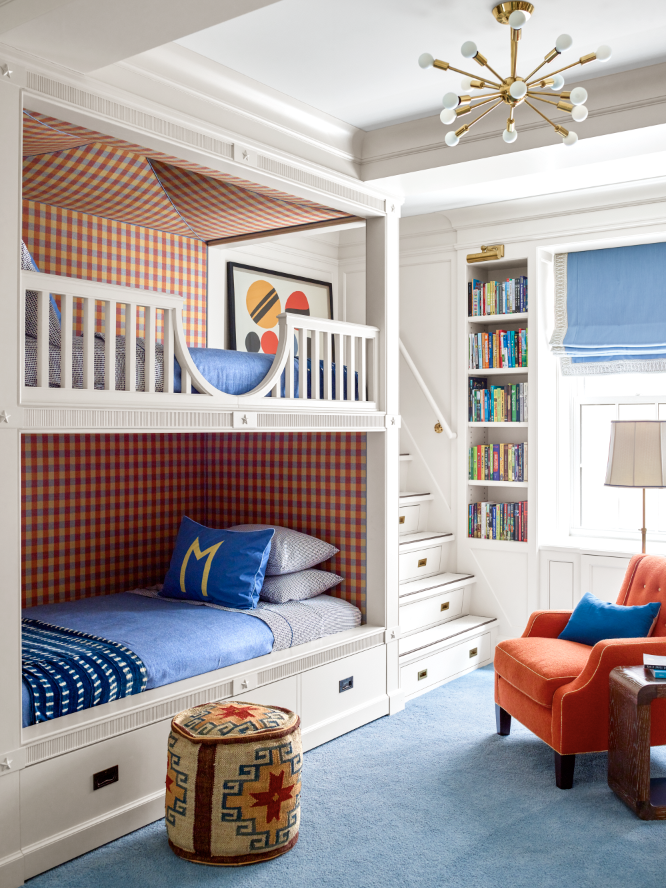 Boys room with bunk on sale beds