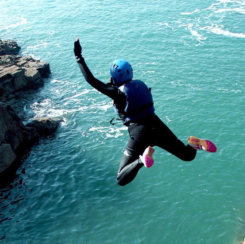 Solo holidays with a healthy twist: Coasteering in Pembrokeshire