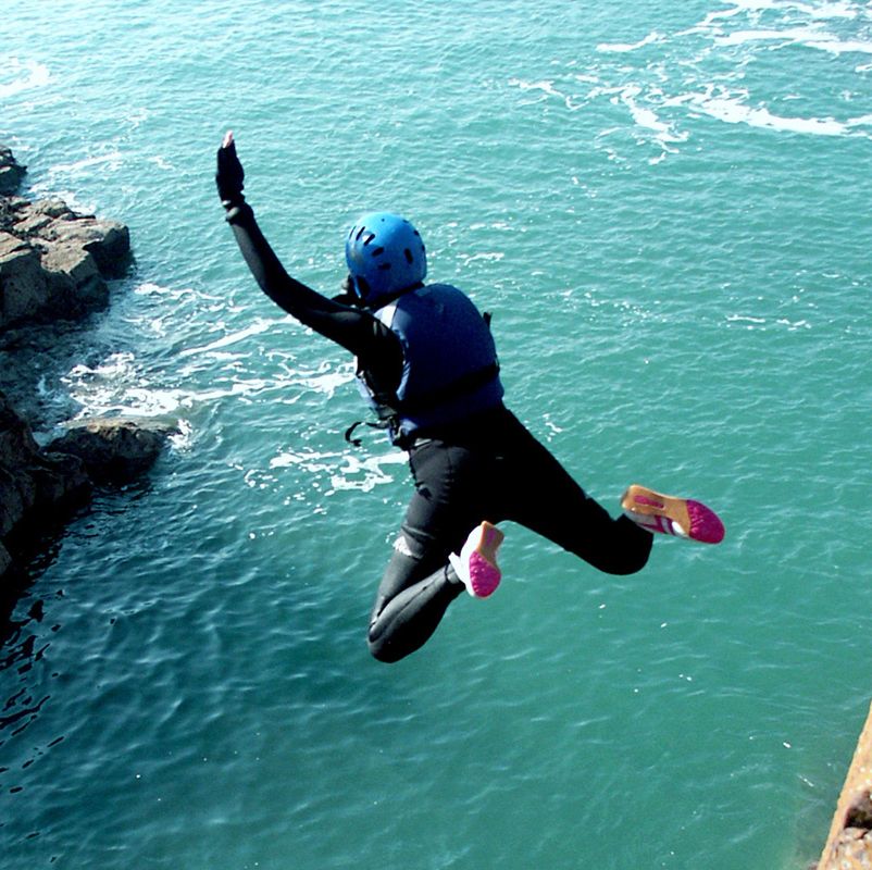 Solo holidays with a healthy twist: Coasteering in Pembrokeshire