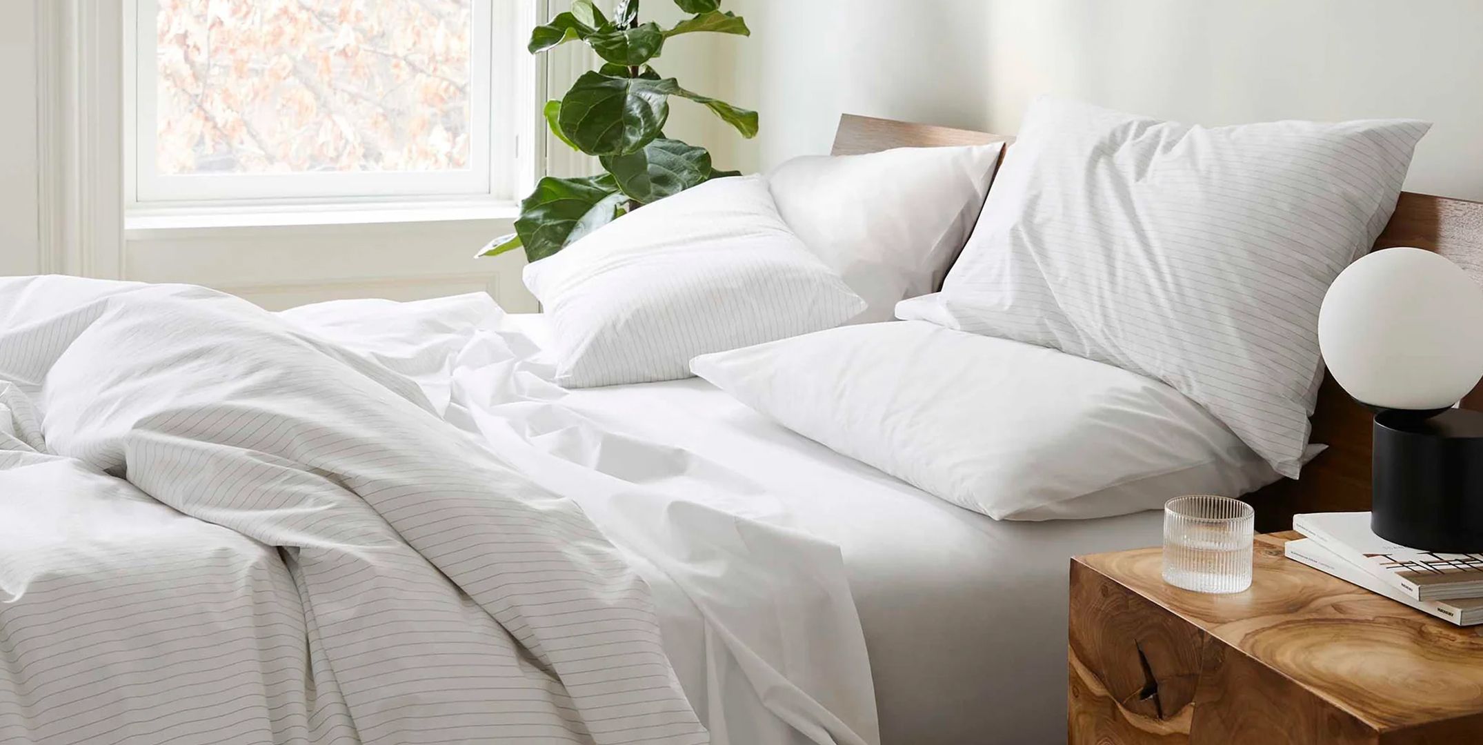 Olive + Crate Sheets - Eucalyptus Cooling Sheets for Hot Sleepers & Night Sweats, Full / Oatmeal