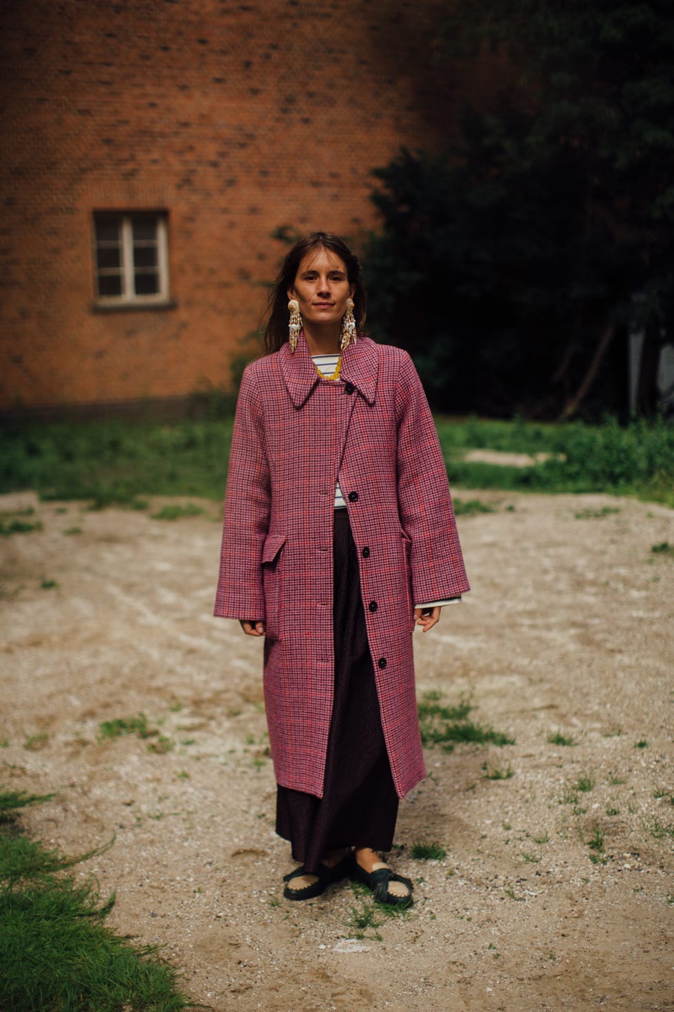 Marianne Theodorsen wearing a pink dress, transparent Chanel bag News  Photo - Getty Images