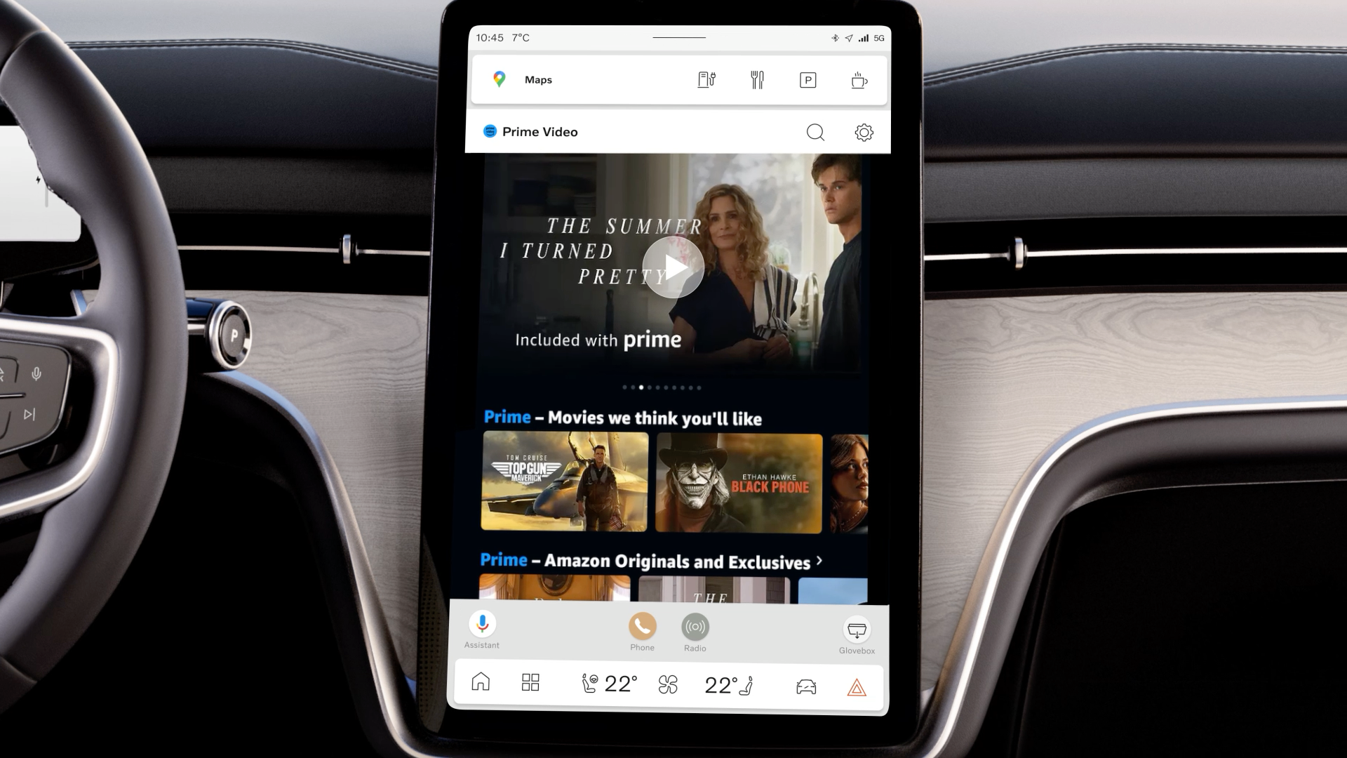 Android Auto Users Getting Zoom,  Prime Video for the Car