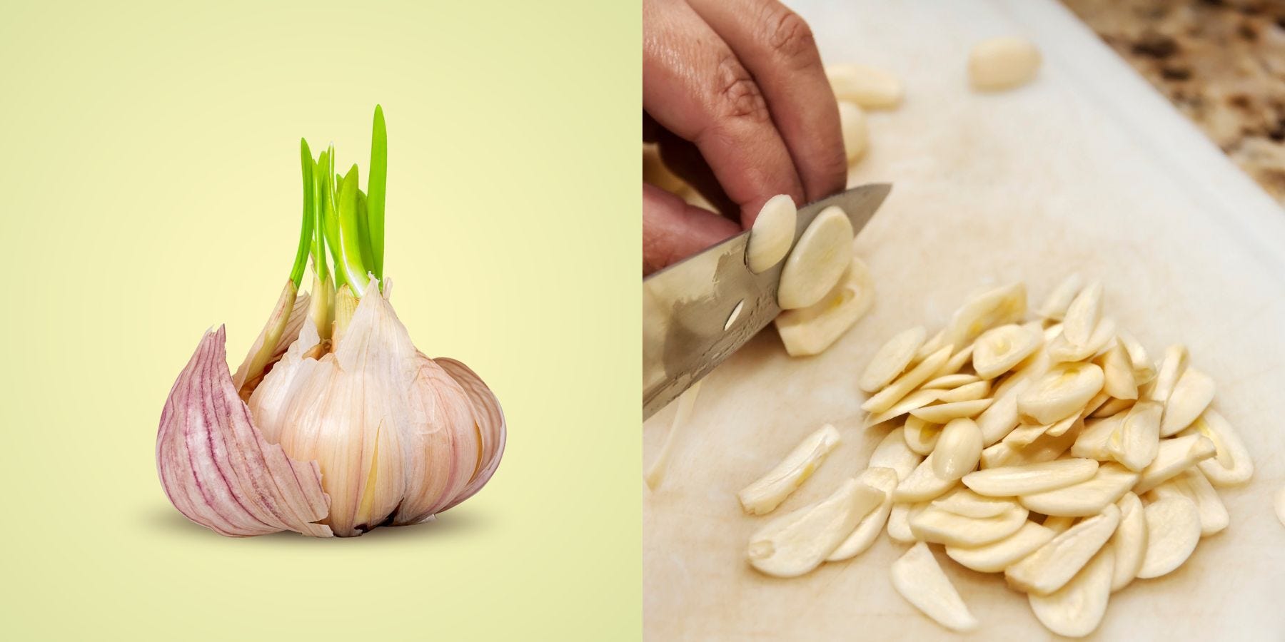 Ever Found Green Sprouts In Your Garlic? Here's How It Affects Your Food