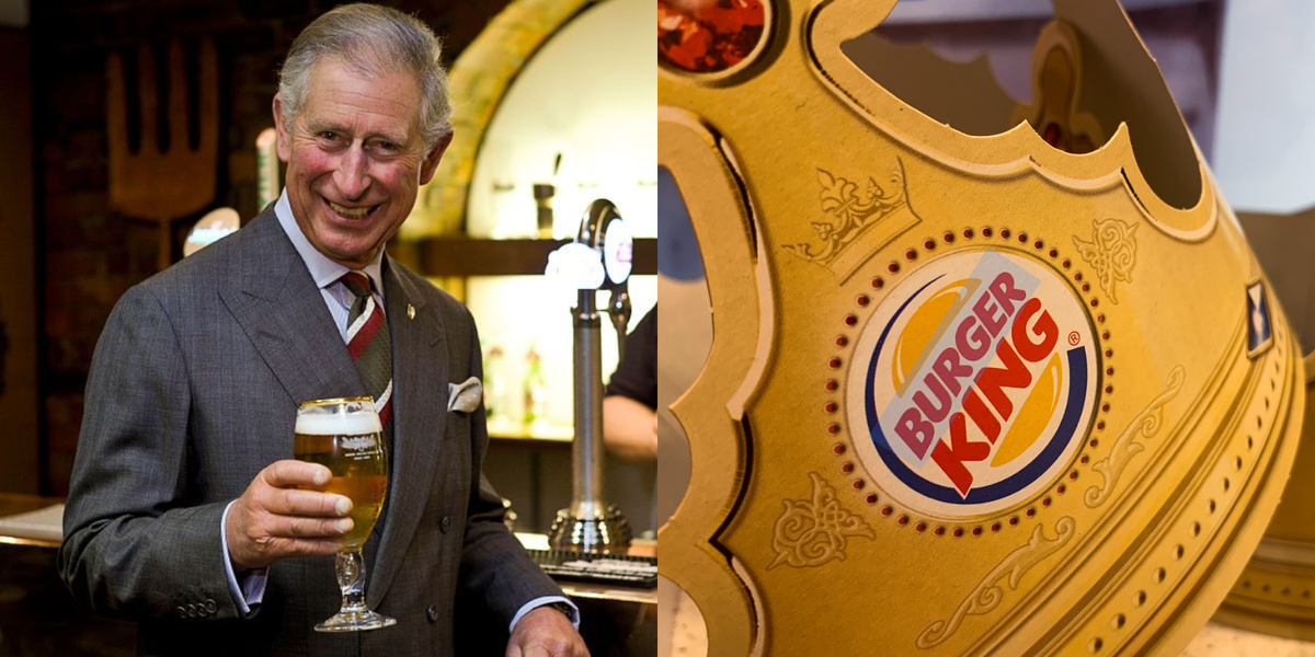 King Charles Offered A Burger King Crown By Fans