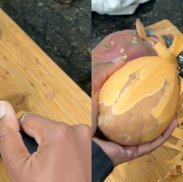 potato peeling hack
